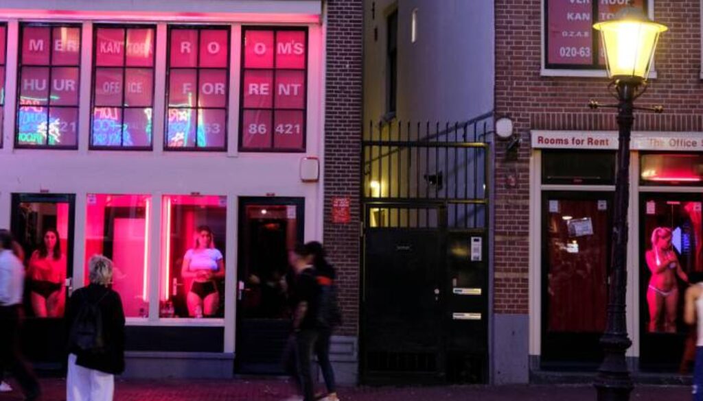 Amsterdam Red Light District De Wallen Sex Windows Naughty Naz