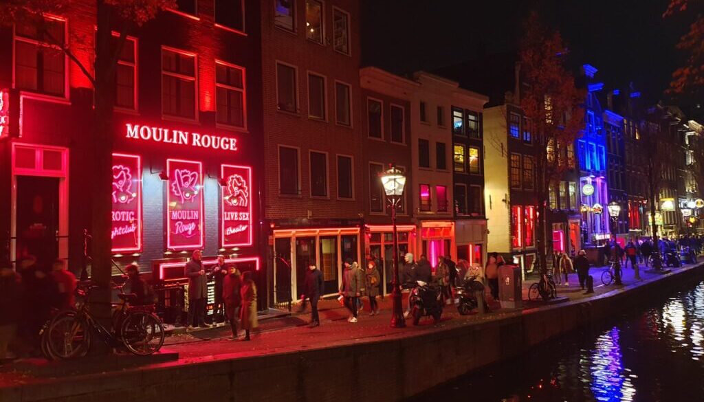 Moulin Rouge Amsterdam - Live Sex Theatre - Red Light District